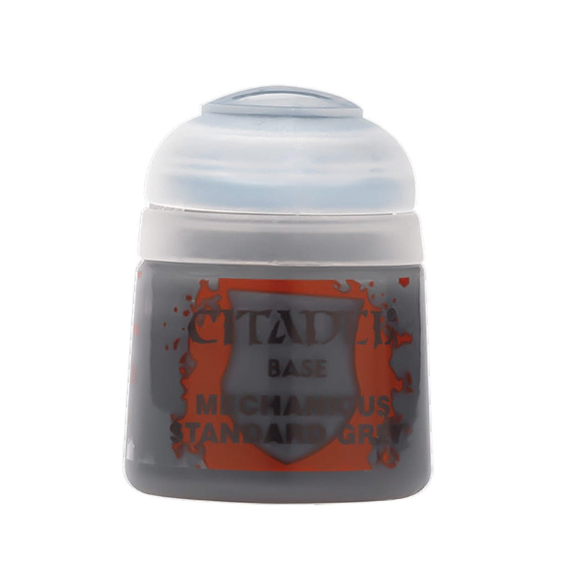 Games Workshop Citadel Colour Base: Mechanicus Standard Grey available at Northumbrian Tin Soldier