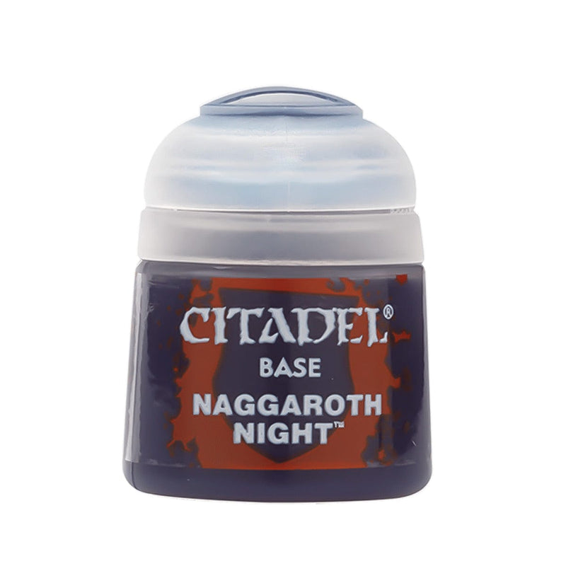 Games Workshop Citadel Colour Base: Naggaroth Night available at Northumbrian Tin Soldier