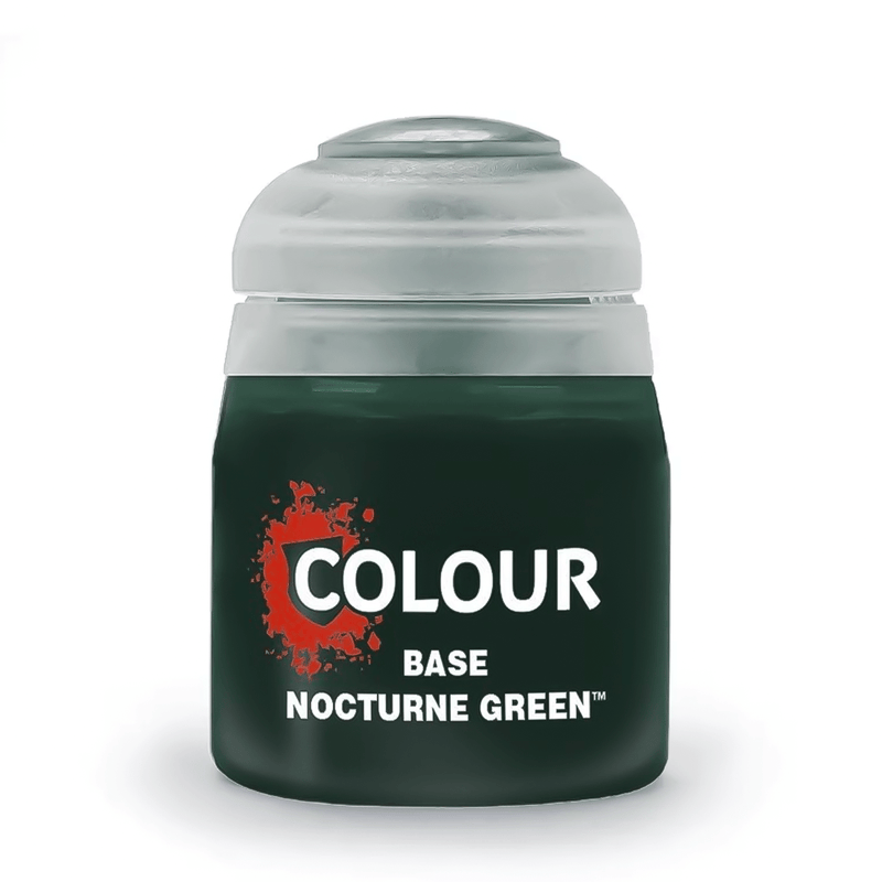 Games Workshop Citadel Colour Base: Nocturne Green available at Northumbrian Tin Soldier