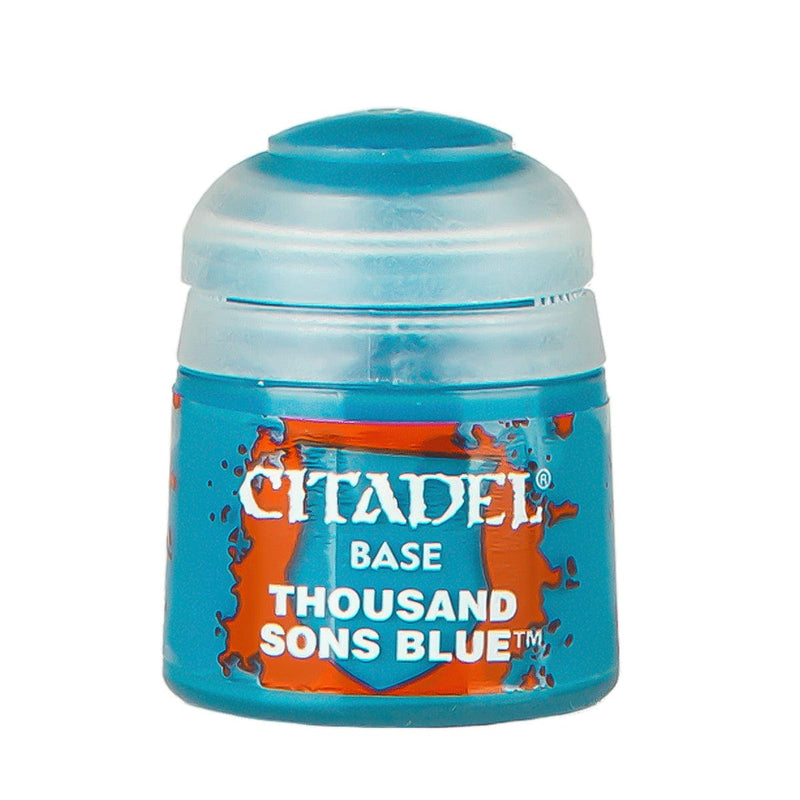 Games Workshop Citadel Colour Base: Thousand Sons Blue available at Northumbrian Tin Soldier
