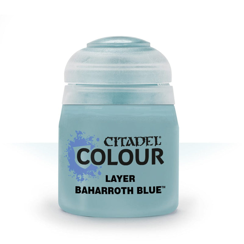 Games Workshop Citadel Colour Layer: Baharroth Blue available at Northumbrian Tin Soldier