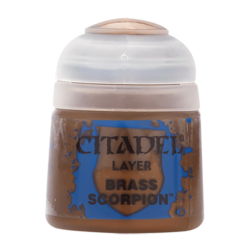 Games Workshop Citadel Colour Layer: Brass Scorpion available at Northumbrian Tin Soldier