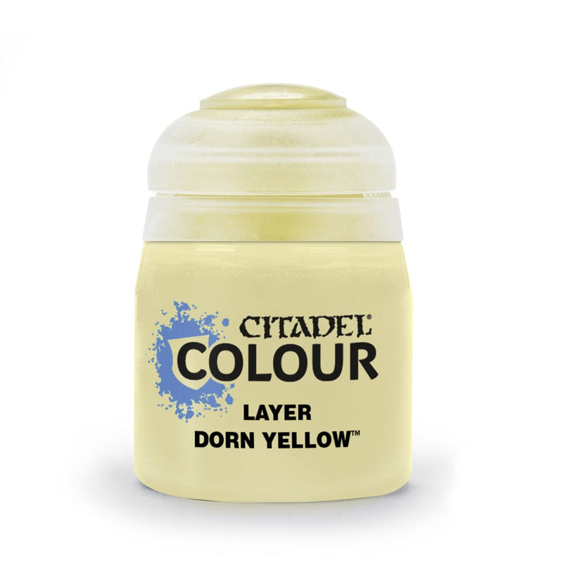 Games Workshop Citadel Colour Layer: Dorn Yellow available at Northumbrian Tin Soldier