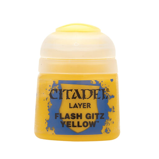 Games Workshop Citadel Colour Layer: Flash Gitz Yellow available at Northumbrian Tin Soldier