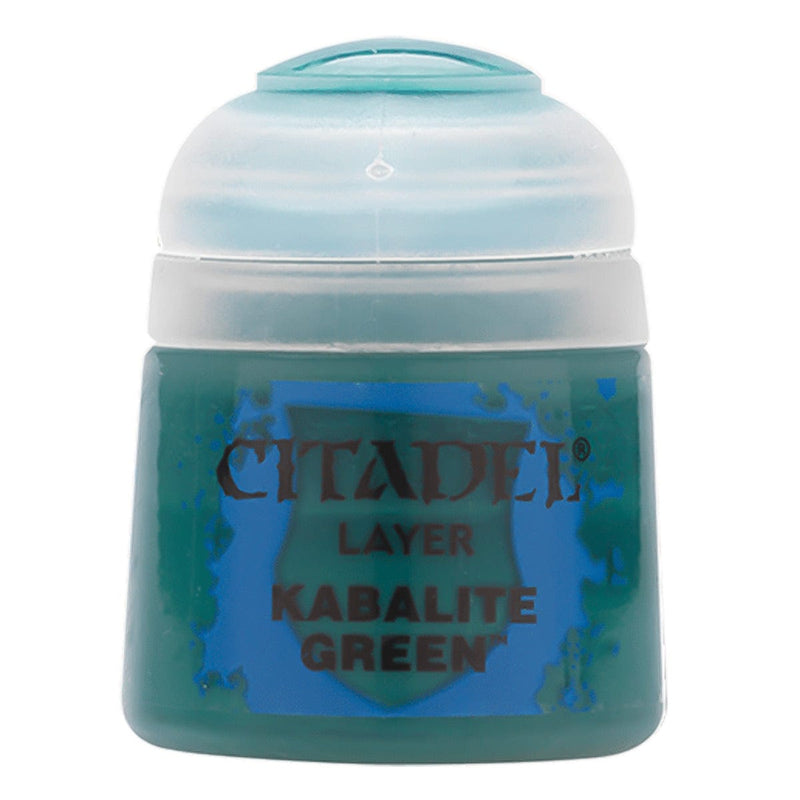 Games Workshop Citadel Colour Layer: Kabalite Green available at Northumbrian Tin Soldier