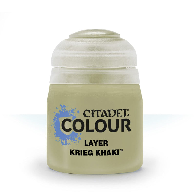 Games Workshop Citadel Colour Layer: Krieg Khaki available at Northumbrian Tin Soldier