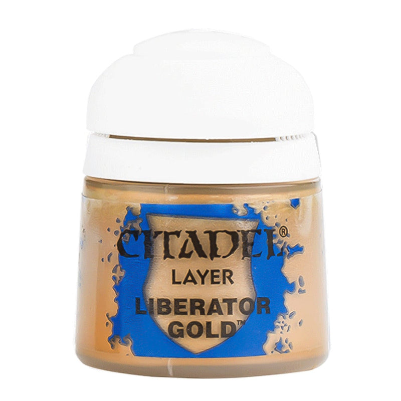 Games Workshop Citadel Colour Layer: Liberator Gold available at Northumbrian Tin Soldier
