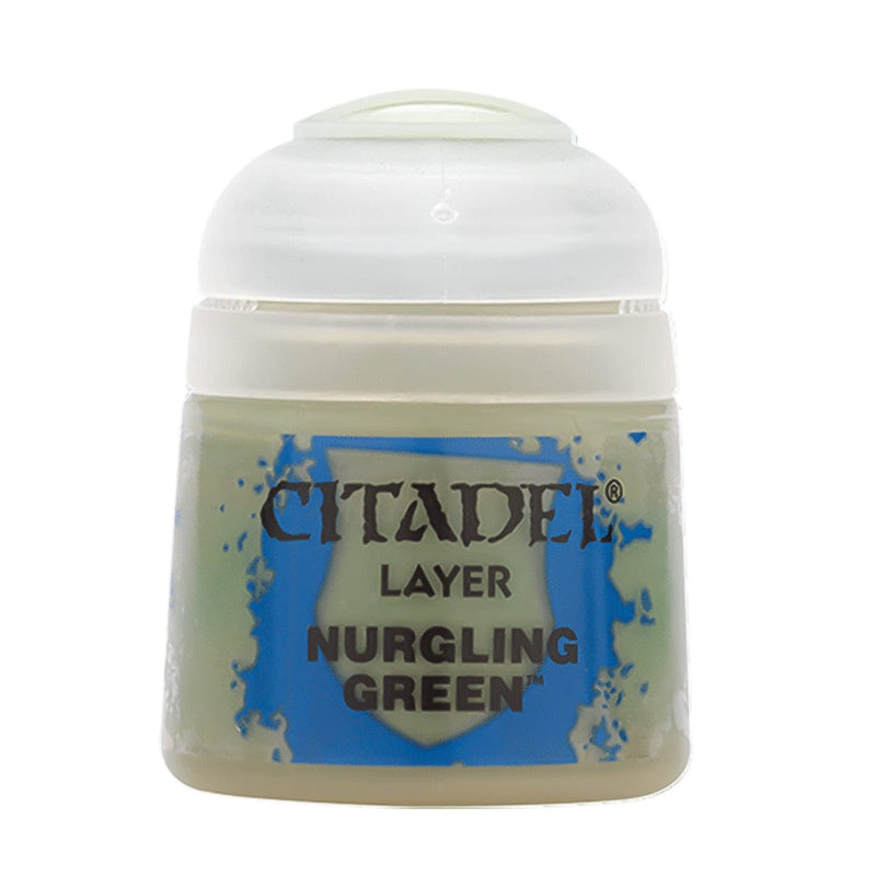 Games Workshop Citadel Colour Layer: Nurgling Green available at Northumbrian Tin Soldier
