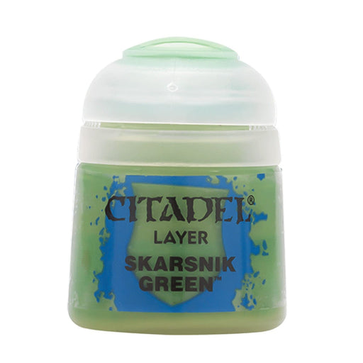 Games Workshop Citadel Colour Layer: Skarsnik Green available at Northumbrian Tin Soldier