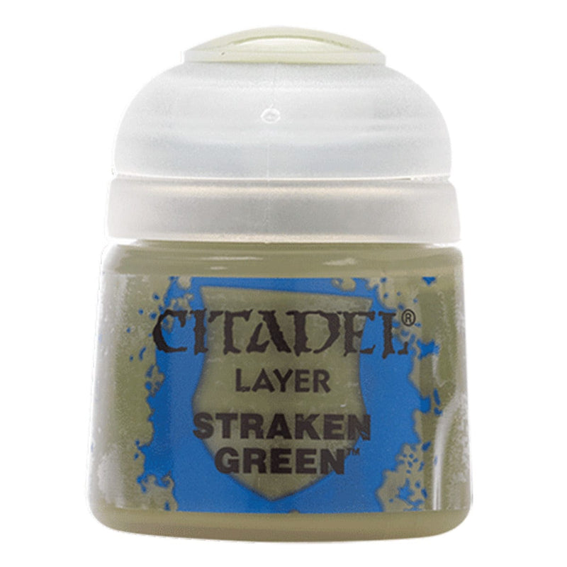 Games Workshop Citadel Colour Layer: Straken Green available at Northumbrian Tin Soldier