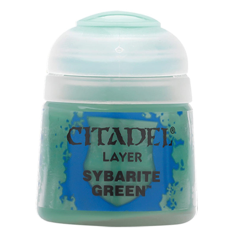 Games Workshop Citadel Colour Layer: Sybarite Green available at Northumbrian Tin Soldier