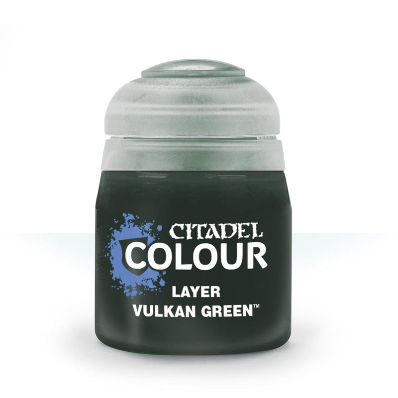 Games Workshop Citadel Colour Layer: Vulkan Green available at Northumbrian Tin Soldier