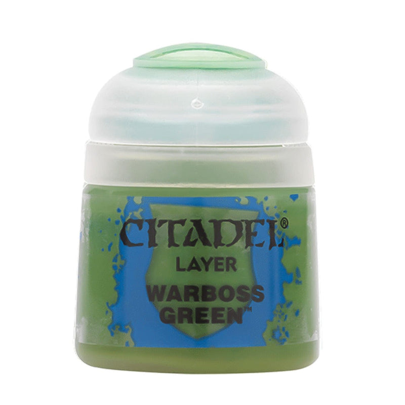 Games Workshop Citadel Colour Layer: Warboss Green available at Northumbrian Tin Soldier