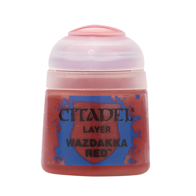 Games Workshop Citadel Colour Layer: Wazdakka Red available at Northumbrian Tin Soldier