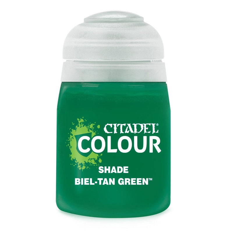 Games Workshop Citadel Colour Shade: Biel-Tan Green available at Northumbrian Tin Soldier