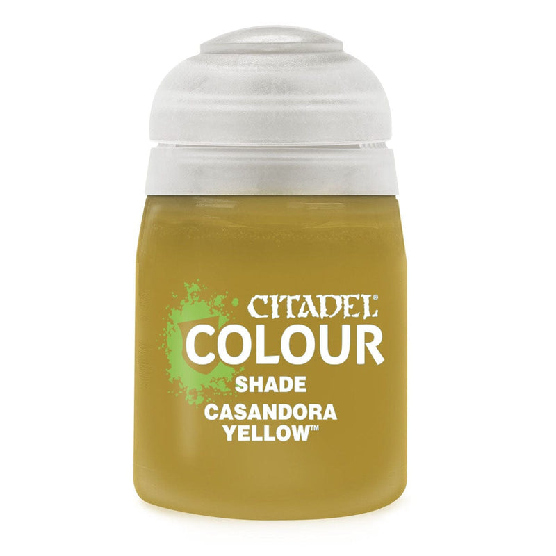 Games Workshop Citadel Colour Shade: Casandora Yellow available at Northumbrian Tin Soldier
