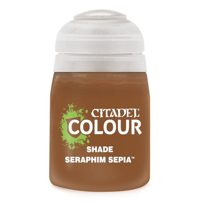 Games Workshop Citadel Colour Shade: Seraphim Sepia available at Northumbrian Tin Soldier