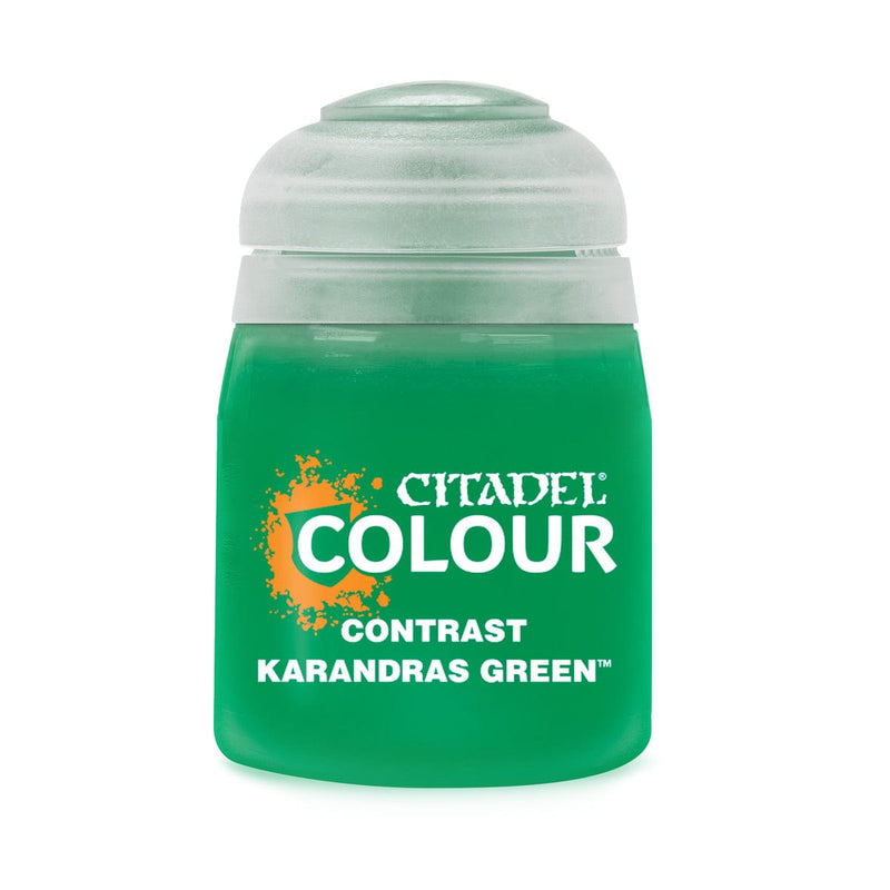 Games Workshop Contrast: Karandras Green available at Northumbrian Tin Soldier