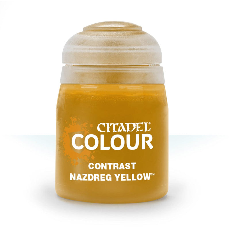 Games Workshop Contrast: Nazdreg Yellow available at Northumbrian Tin Soldier
