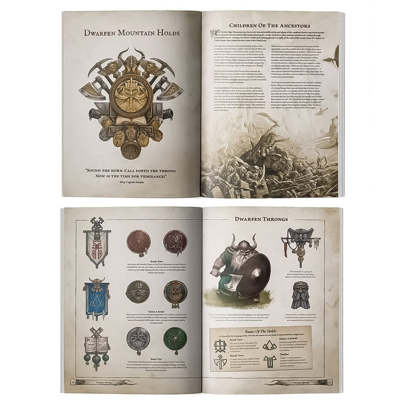 Games Workshop The Old World: Arcane Journal: Dwarfen Mountain Hold available at Northumbrian Tin Soldier