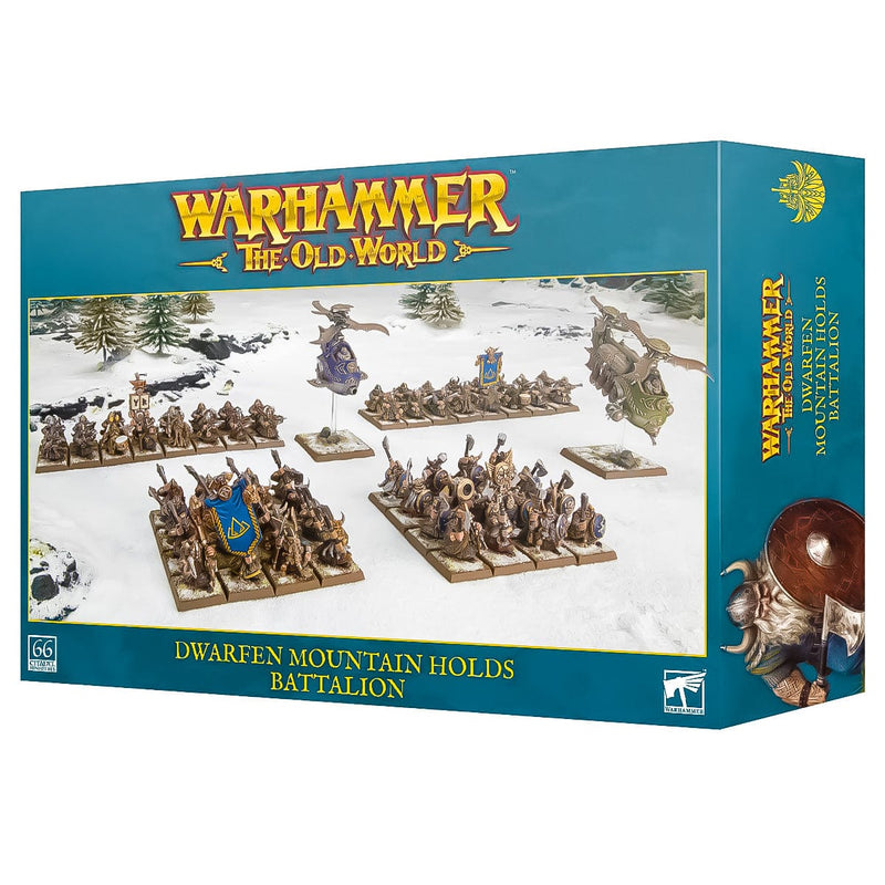 Games Workshop The Old World: Dwarfen Mountain Holds: Battalion available at Northumbrian Tin Soldier