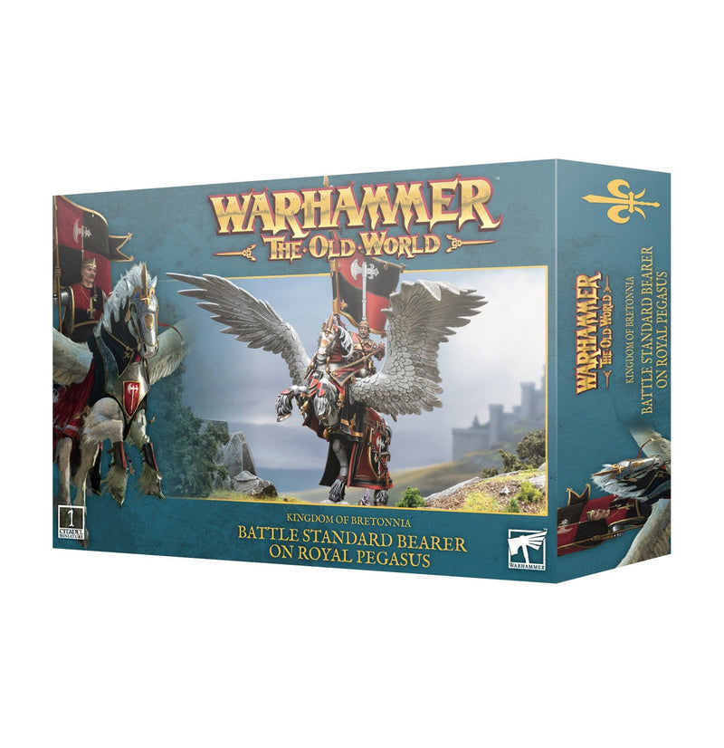 Games Workshop The Old World: Kingdom Of Bretonnia: Battle Standard On Royal Pegasus available at Northumbrian Tin Soldier