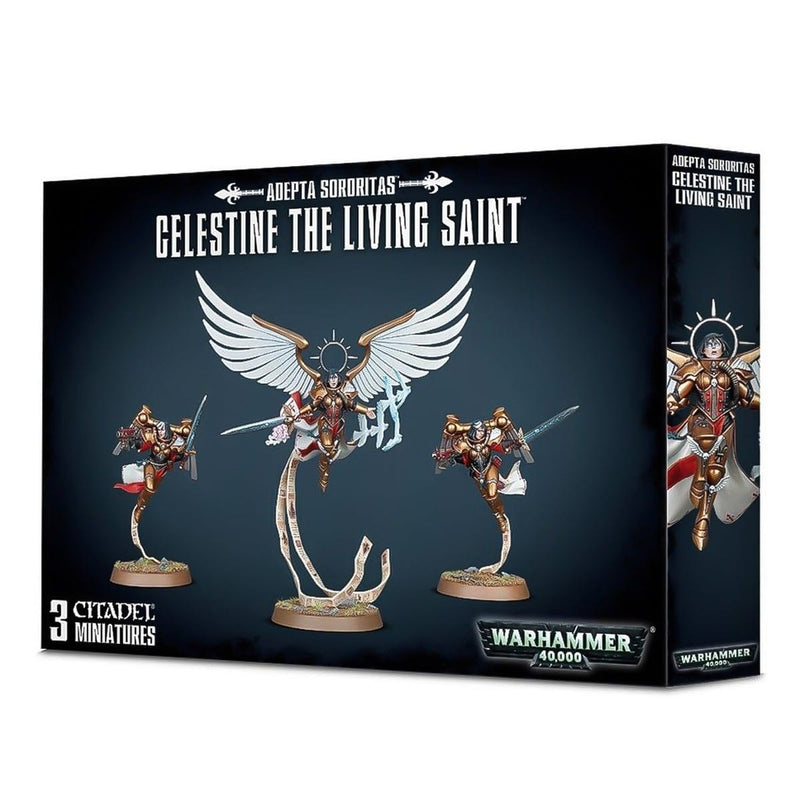 Games Workshop Warhammer 40,000: Adepta Sororitas - Celestine, The Living Saint available at Northumbrian Tin Soldier