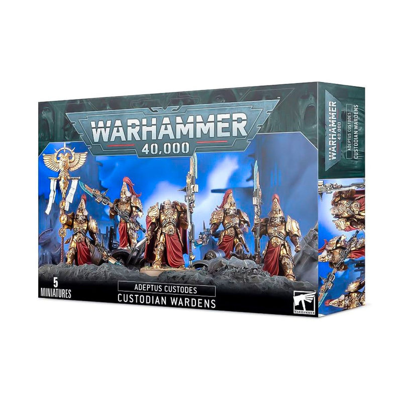 Games Workshop Warhammer 40,000: Adeptus Custodes - Custodian Wardens available at Northumbrian Tin Soldier