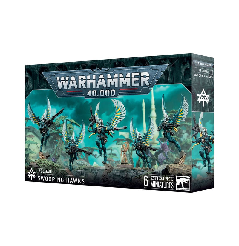 Games Workshop Warhammer 40,000: Aeldari - Swooping Hawks available at Northumbrian Tin Soldier