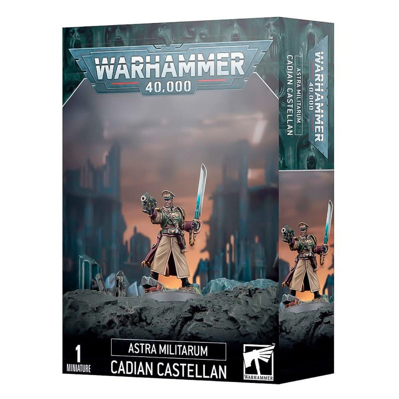 Games Workshop Warhammer 40,000: Astra Militarum - Cadian Castellan available at Northumbrian Tin Soldier