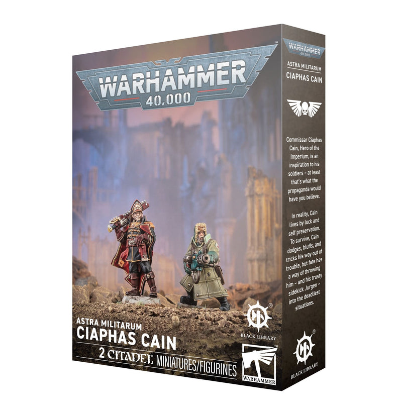 Games Workshop Warhammer 40,000: Astra Militarum - Ciaphas Cain available at Northumbrian Tin Soldier