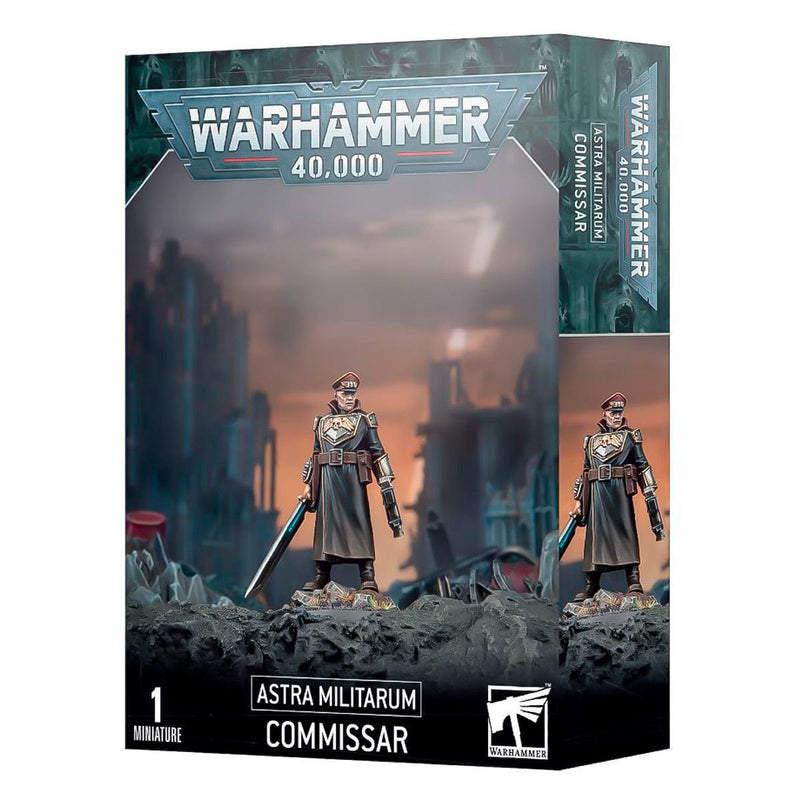 Games Workshop Warhammer 40,000: Astra Militarum - Commissar available at Northumbrian Tin Soldier