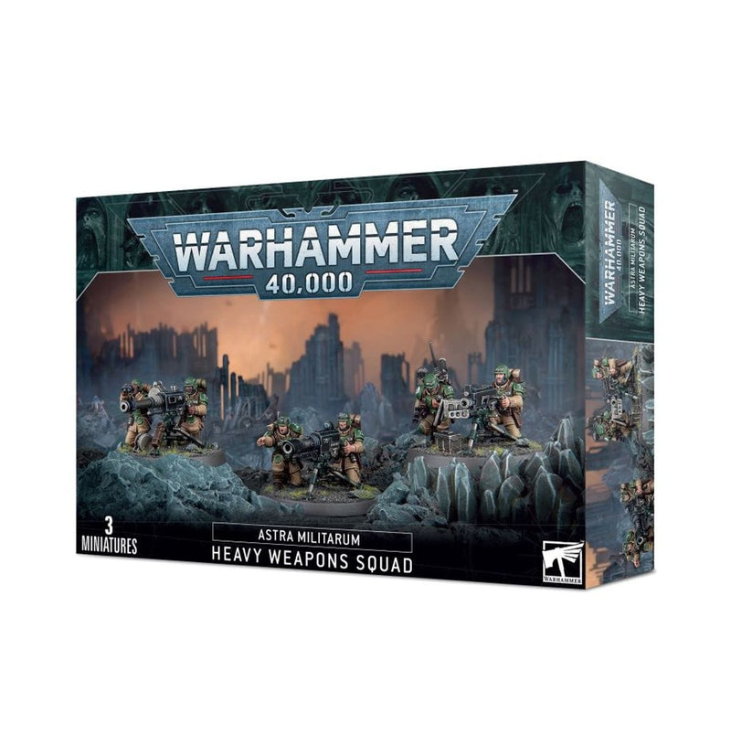 Games Workshop Warhammer 40,000: Astra Militarum - Heavy Weapons Squad available at Northumbrian Tin Soldier