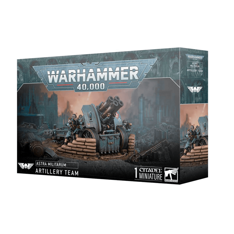 Games Workshop Warhammer 40,000: Astra Militarum - Krieg Artillery Team available at Northumbrian Tin Soldier