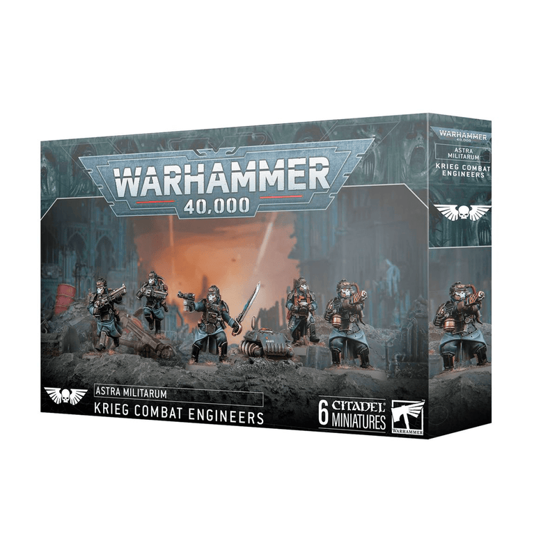 Games Workshop Warhammer 40,000: Astra Militarum - Krieg Combat Engineers available at Northumbrian Tin Soldier