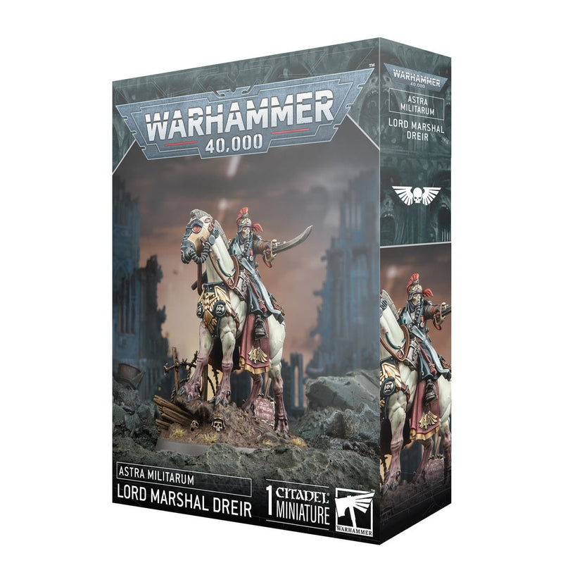 Games Workshop Warhammer 40,000: Astra Militarum - Krieg Lord-Marshal Dreir available at Northumbrian Tin Soldier