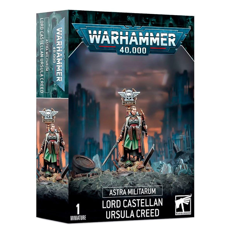 Games Workshop Warhammer 40,000: Astra Militarum - Lord Castellan Ursula Creed available at Northumbrian Tin Soldier
