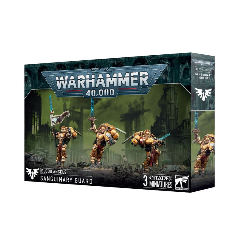 Games Workshop Warhammer 40,000: Blood Angels - Sanguinary Guard available at Northumbrian Tin Soldier