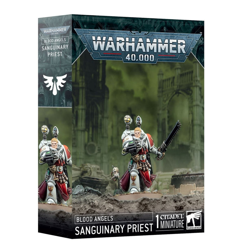 Games Workshop Warhammer 40,000: Blood Angels - Sanguinary Priest available at Northumbrian Tin Soldier