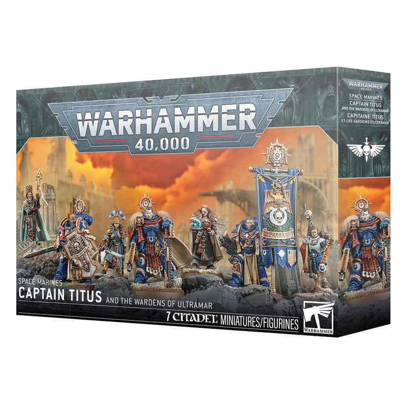 Games Workshop Warhammer 40,000: Captain Titus and The Wardens of Ultramar available at Northumbrian Tin Soldier