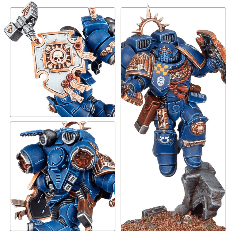 Games Workshop Warhammer 40,000: Captain with Jump Pack and Relic Shield available at Northumbrian Tin Soldier