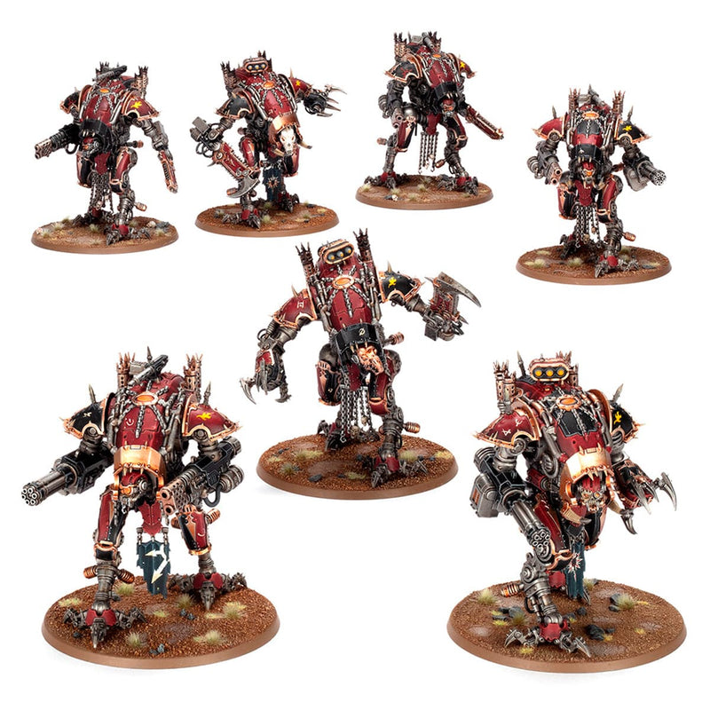 Games Workshop Warhammer 40,000: Chaos Knights - Chaos Battleforce Houndpack Lance available at Northumbrian Tin Soldier