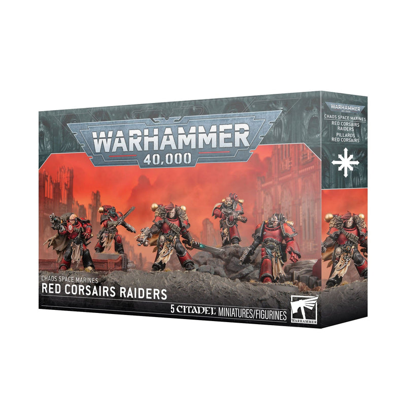 Games Workshop Warhammer 40,000: Chaos Space Marines - Red Corsairs Raiders available at Northumbrian Tin Soldier
