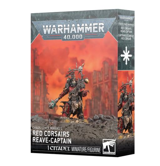 Games Workshop Warhammer 40,000: Chaos Space Marines - Red Corsairs Reave-Captain available at Northumbrian Tin Soldier