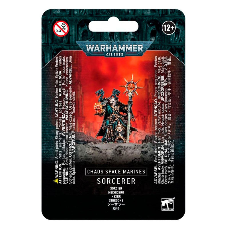 Games Workshop Warhammer 40,000: Chaos Space Marines - Sorceror available at Northumbrian Tin Soldier