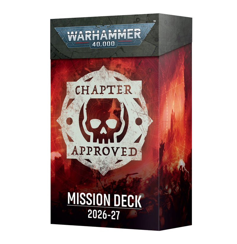 Games Workshop Warhammer 40,000: Chapter Approved Mission Deck available at Northumbrian Tin Soldier