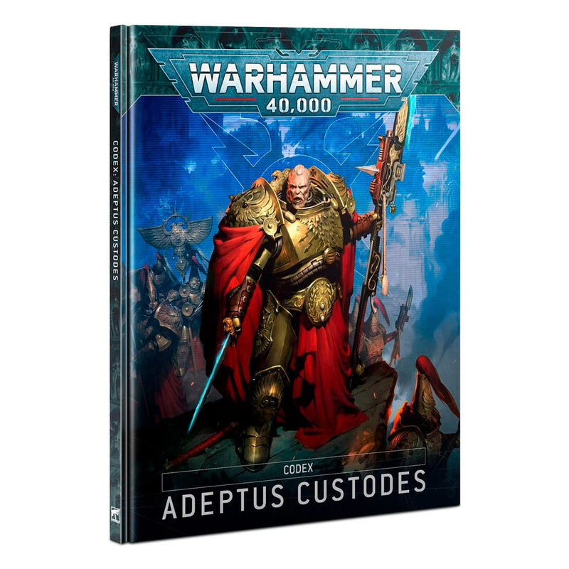 Games Workshop Warhammer 40,000: Codex - Adeptus Custodes available at Northumbrian Tin Soldier