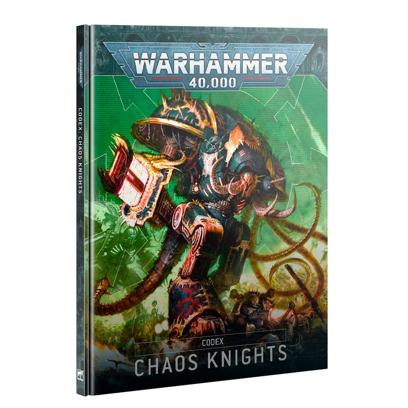 Games Workshop Warhammer 40,000: Codex - Chaos Knights available at Northumbrian Tin Soldier