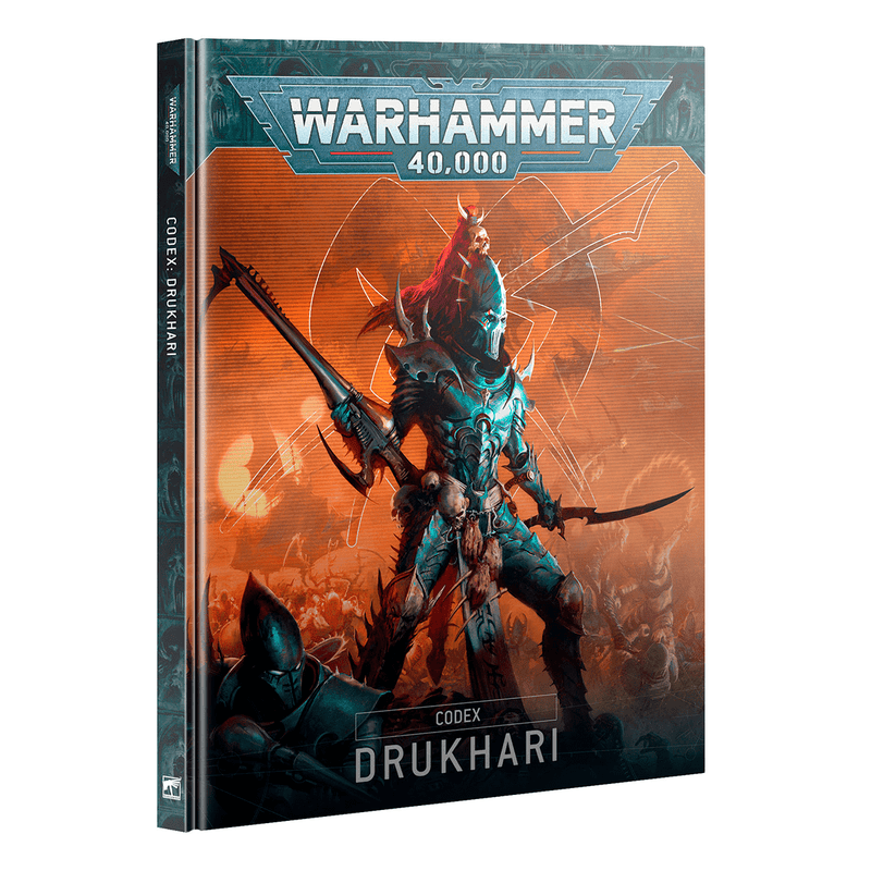 Games Workshop Warhammer 40,000: Codex - Drukhari available at Northumbrian Tin Soldier
