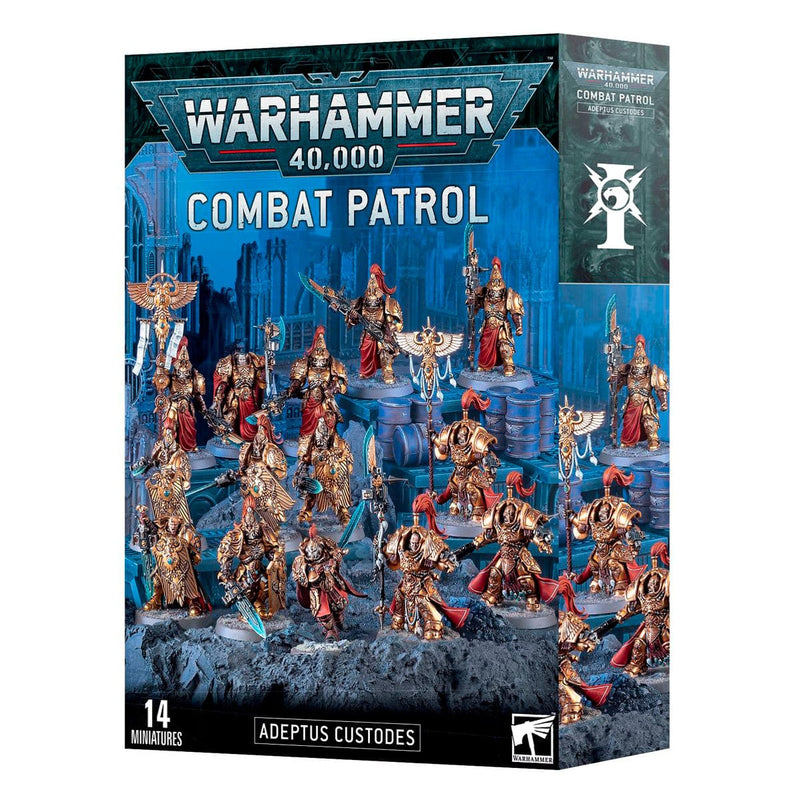 Games Workshop Warhammer 40,000: Combat Patrol - Adeptus Custodes available at Northumbrian Tin Soldier